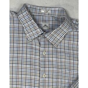 Peter Millar Plaid Button Down Men's Size XXL